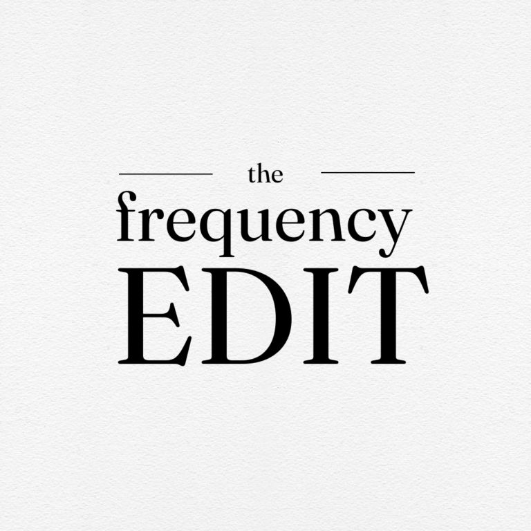 THE FREQUENCY EDIT